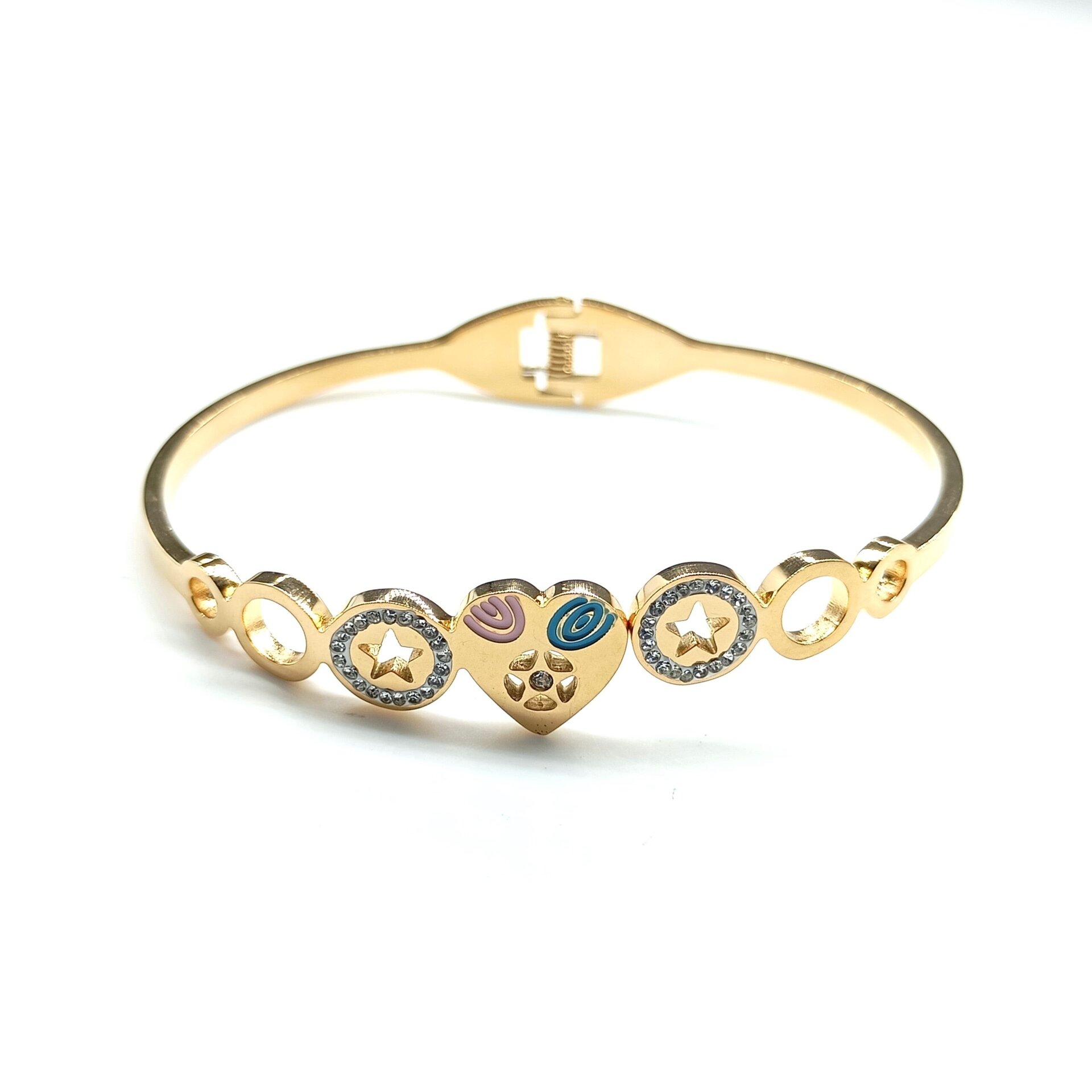 Brazalete estrellas dorado - 2